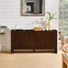 Sideboard Buffet Cabinet With Adjustable Shelves Home Essentials
