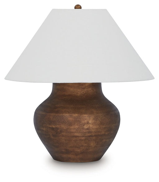 Whitham - Metal Table Lamp - Antique Copper Finish Signature Design by Ashley®