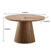 Round Dining Table For Dining Room - Natural Wood Home Essentials