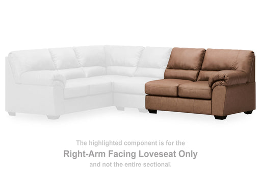 WillowBend - RAF Loveseat - Caramel Signature Design by Ashley®