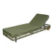 Outdoor Chaise Lounge With Wheels, 5 Position Adjustable Backrest Noble House