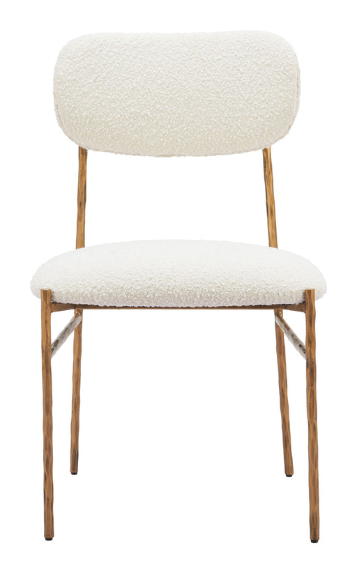 Sydhavnen - Dining Chair - Cream / Gold Zuo Modern