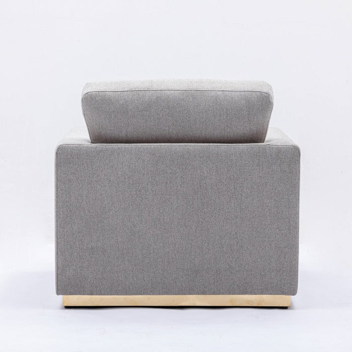 Valin - Chair - Gray Linen ACME