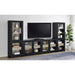 Kennison - 3 Piece Entertainment Center - Black Furniture Max