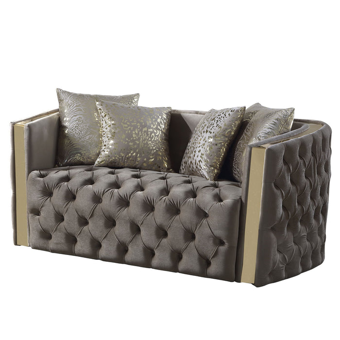 Naomi - Button Tufted Loveseat Matrix Furniture Group