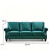3 Seater Sofa With Nailhead Trim And Turned Legs For Living Room US Pride