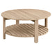 Altos - 1 Shelf Round Table Furniture Max