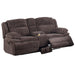 Contemporary Motion Loveseat With Console Storage Home Essentials