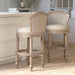 Barrel Back Stool With Swivel Home Essentials