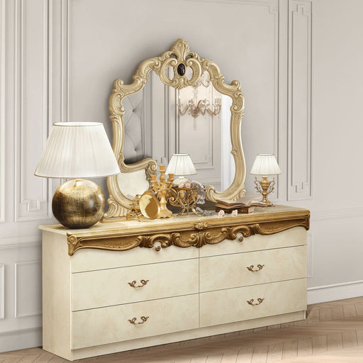 Barocco - Double Dresser - Ivory / Gold Camelgroup Italy