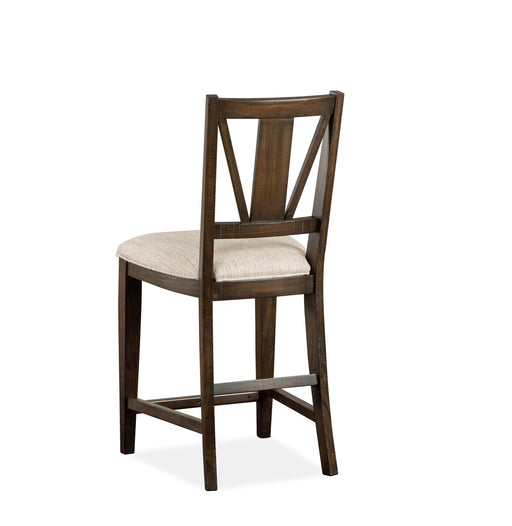 Westley Falls - Counter Chair With Upholstered Seat (Set of 2) - Graphite Magnussen Furniture