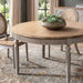 Colette - Round Dining Table - Blue / Gray Jennifer Taylor Home
