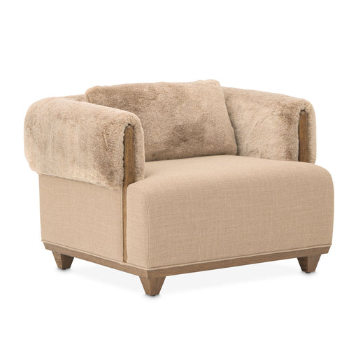 Portrait - Accent Chair - Toffee / Sienna Brown Michael Amini