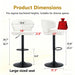 Adjustable Swivel Bar Chair Home Essentials