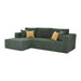 L - Shape Full Compressed Upholstered Sectional Home Essentials