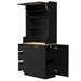 Pantry Cabinet With Hydraulic Flip Top And USB Charging Port Hearth and Haven