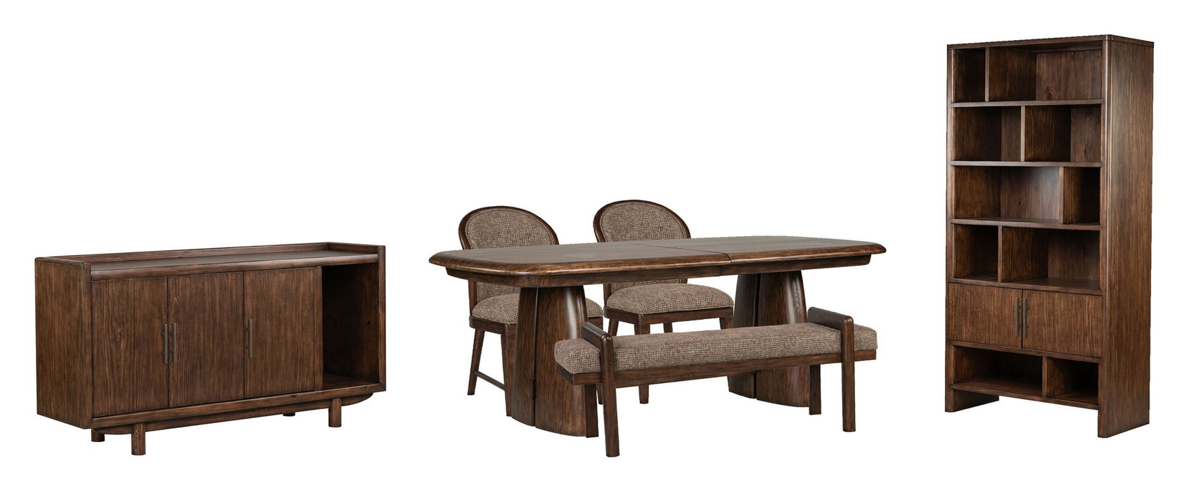 Belville - Extendable Trestle Dining Table Set Magnussen Furniture