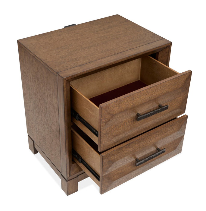 Callisto - Drawer Nightstand - Bourbon Brown Magnussen Furniture