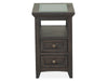 Westley Falls - Chairside End Table - Graphite Magnussen Furniture