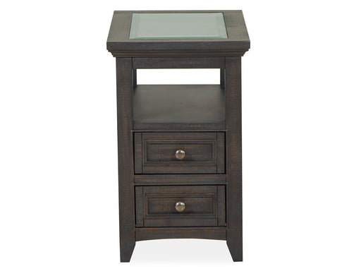 Westley Falls - Chairside End Table - Graphite Magnussen Furniture