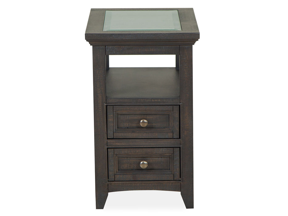 Westley Falls - Chairside End Table - Graphite Magnussen Furniture
