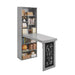 Folding Desk With Storage, Foldable Convertible Writing Table With Blackboard And Shelves For Home Office Home Essentials