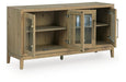 Lasinger - Dining Room Server - Light Brown Signature Design by Ashley®