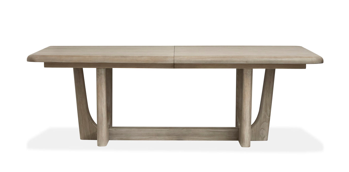 Braelyn - Extendable Trestle Dining Table - Dorian Gray Magnussen Furniture