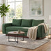 Modern 3 Seater Sofa, Living Room Couch Noble House