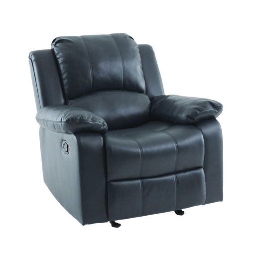 Charlotte - Gel Glider Recliner - Blue Ridgecrest Home