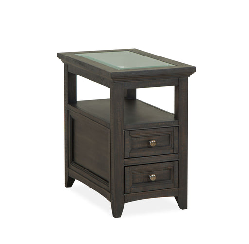 Westley Falls - Chairside End Table - Graphite Magnussen Furniture