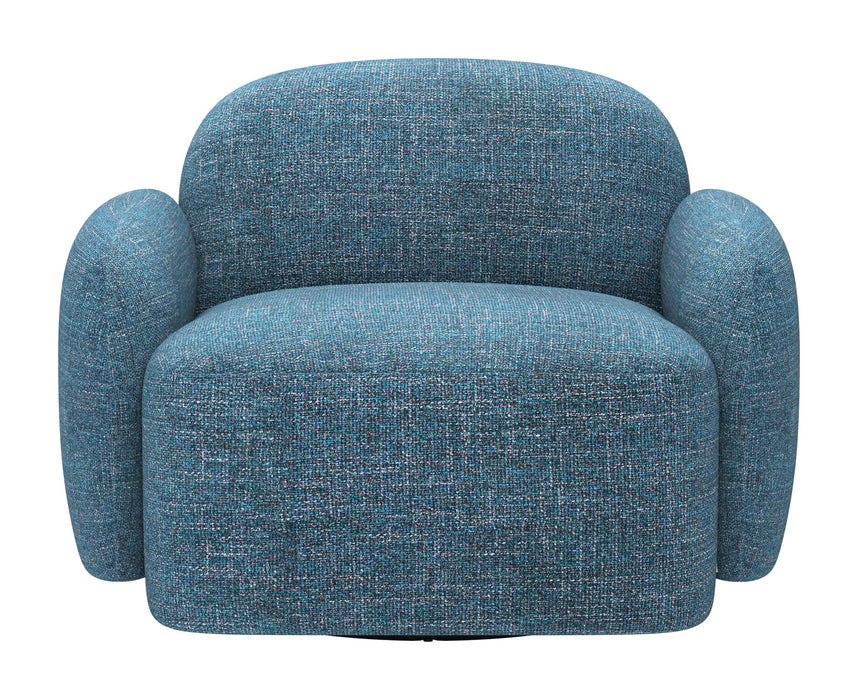 Cleo - Swivel Chair - Blue