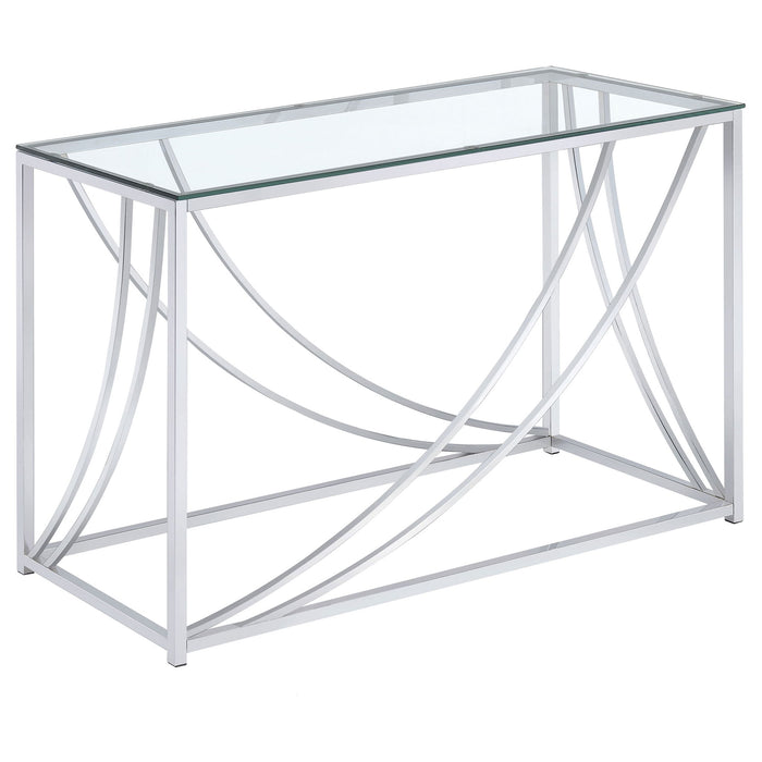 Kempton - Console Table - Chrome Furniture Max