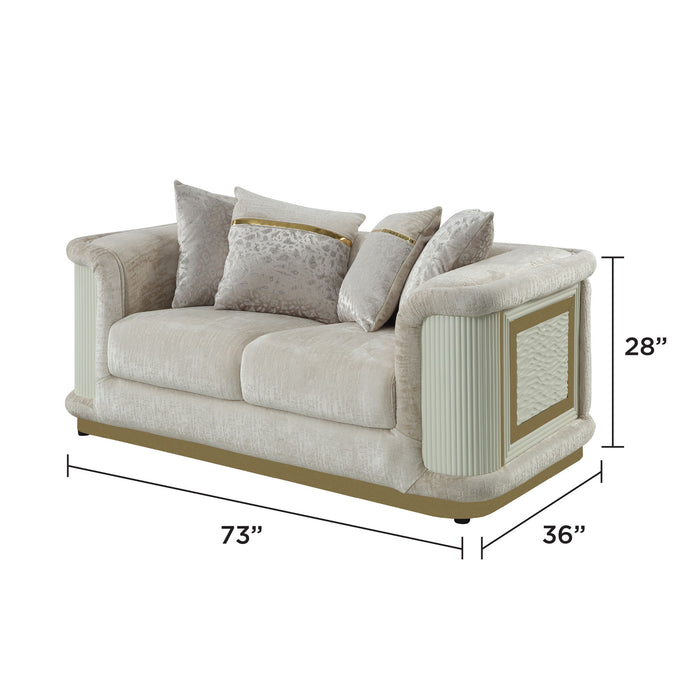 Bona - Loveseat - Cream Matrix Furniture Group