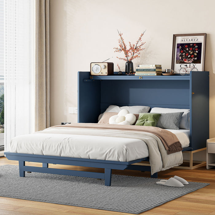 Murphy Bed With Iron Legs, Modern Design Timeless Haven