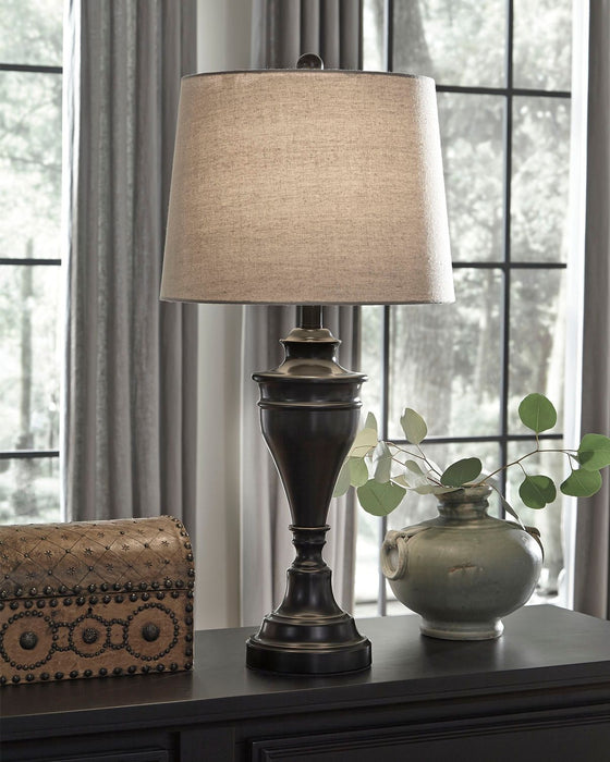 Darlita - Metal Table Lamp (Set of 2) - Bronze Finish Signature Design by Ashley®