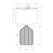 Lighting, Table Lamp, Rattan, Modern 8th Street