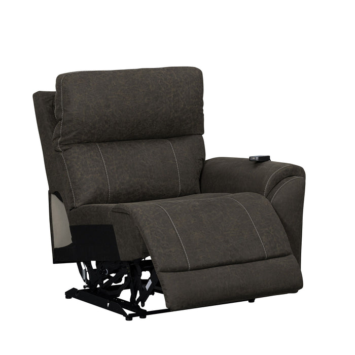 Gaia - RAF Recliner With Power Headrest, Footrest, Massage, Heat - Sable New Classic