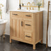 Bathroom Vanity With Sink, 2 Soft Close Drawers, 1 Soft Close Door, Adjustable Shelf Hearth and Haven