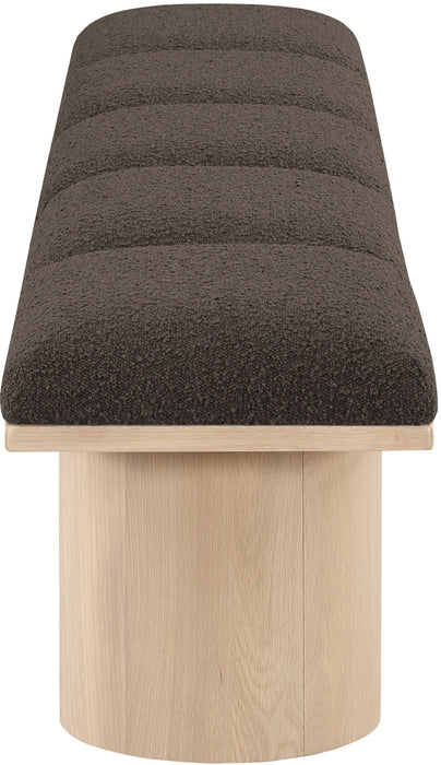 Pavilion - 5 Piece Modular Bench With Natural Base Meridian Furniture