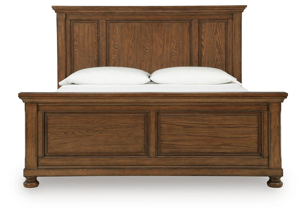 Zackaryn - King Panel Bed - Warm Brown Signature Design by Ashley®