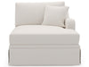 Filmore - Skirted Chaise RAF, Special Order - White Universal Furniture