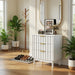 Fluted 3 Drawer Dresser Home Essentials