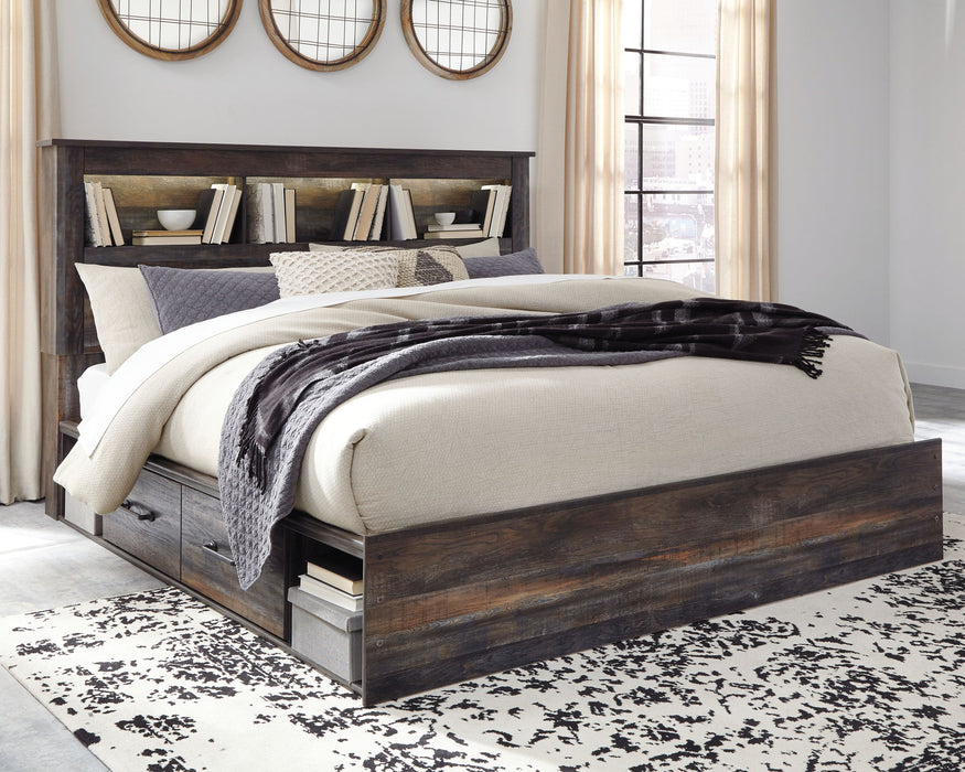 Drystan - Panel Bookcase Bed Signature Design by Ashley®