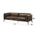 Porchester - Loveseat - Distress Chocolate Top Grain Leather ACME