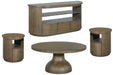 Bosley - Round Cocktail Table Set Magnussen Furniture