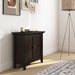 Redmond - Low Storage Cabinet - Brunette Brown Simpli-Home