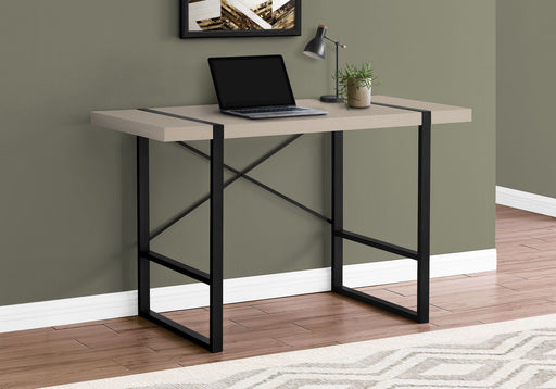 Computer Desk For Home Office, Laptop, Contemporary, Versatile Placement - Beige 8th Street