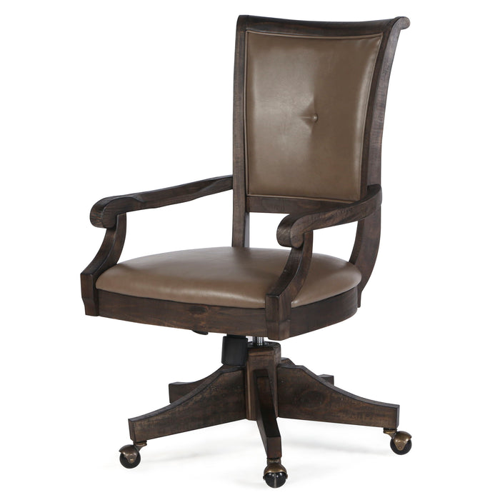Sutton Place - Swivel Chair - Weathered Charcoal Magnussen Furniture