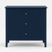 Fluted 3 Drawer Nightstand With Soft Close Slides Home Essentials